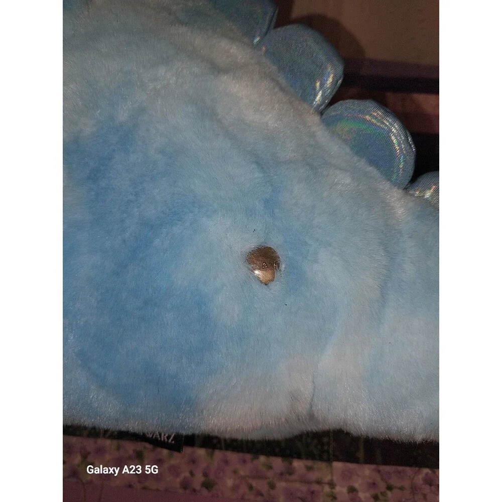 FAO Schwarz Glow Brights LED ROAR Sound Blue Dinosaur 11